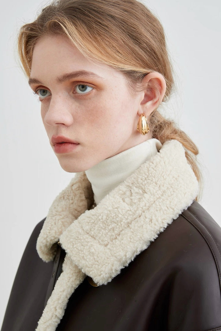 Shearling Leather Jacket