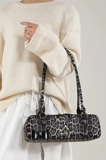 Leopard Print Shoulder Bag