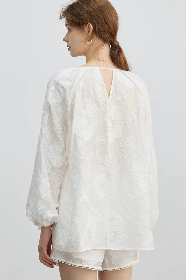 Embroidered Shirt Set