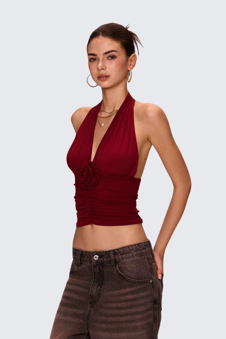 Red Rose Tank Top