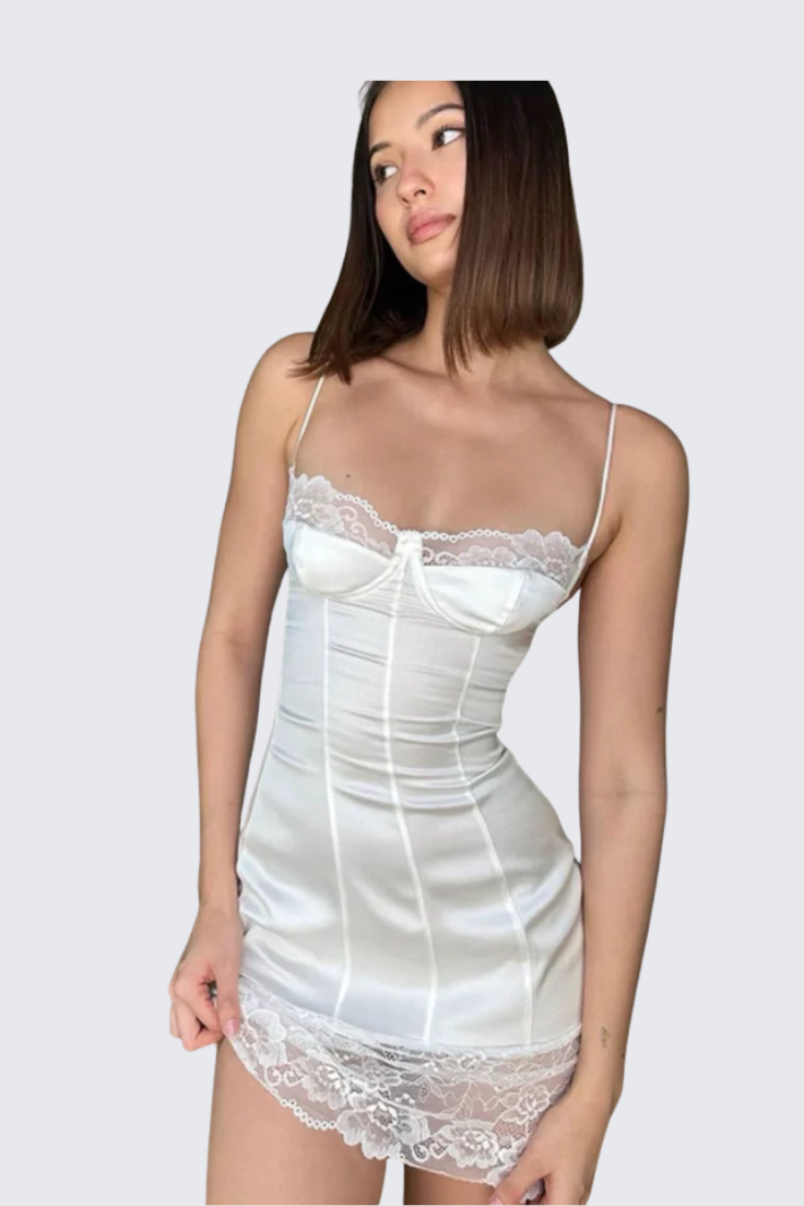 Lace Ice-Silk Dress