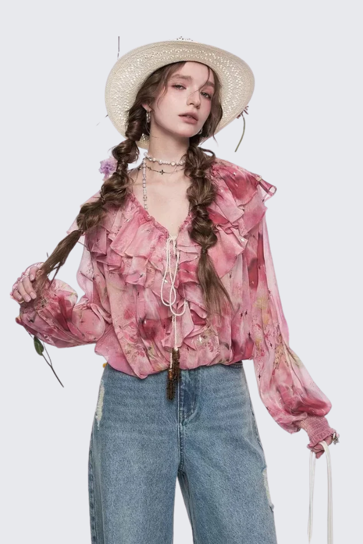 Tencel Floral Shirt