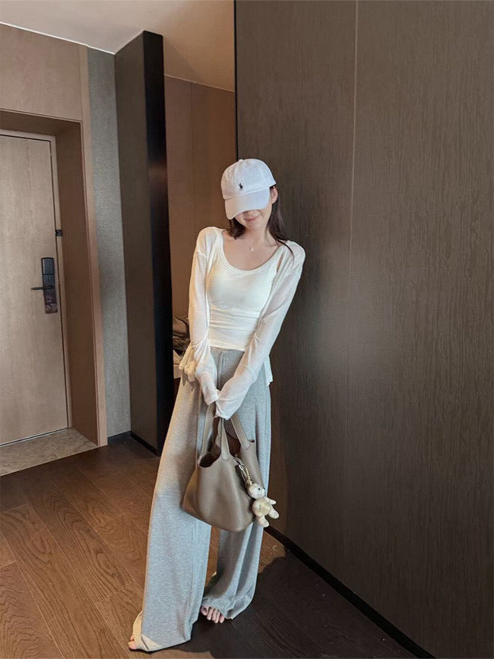 High-waisted Slimming Loose Wide-leg Pants