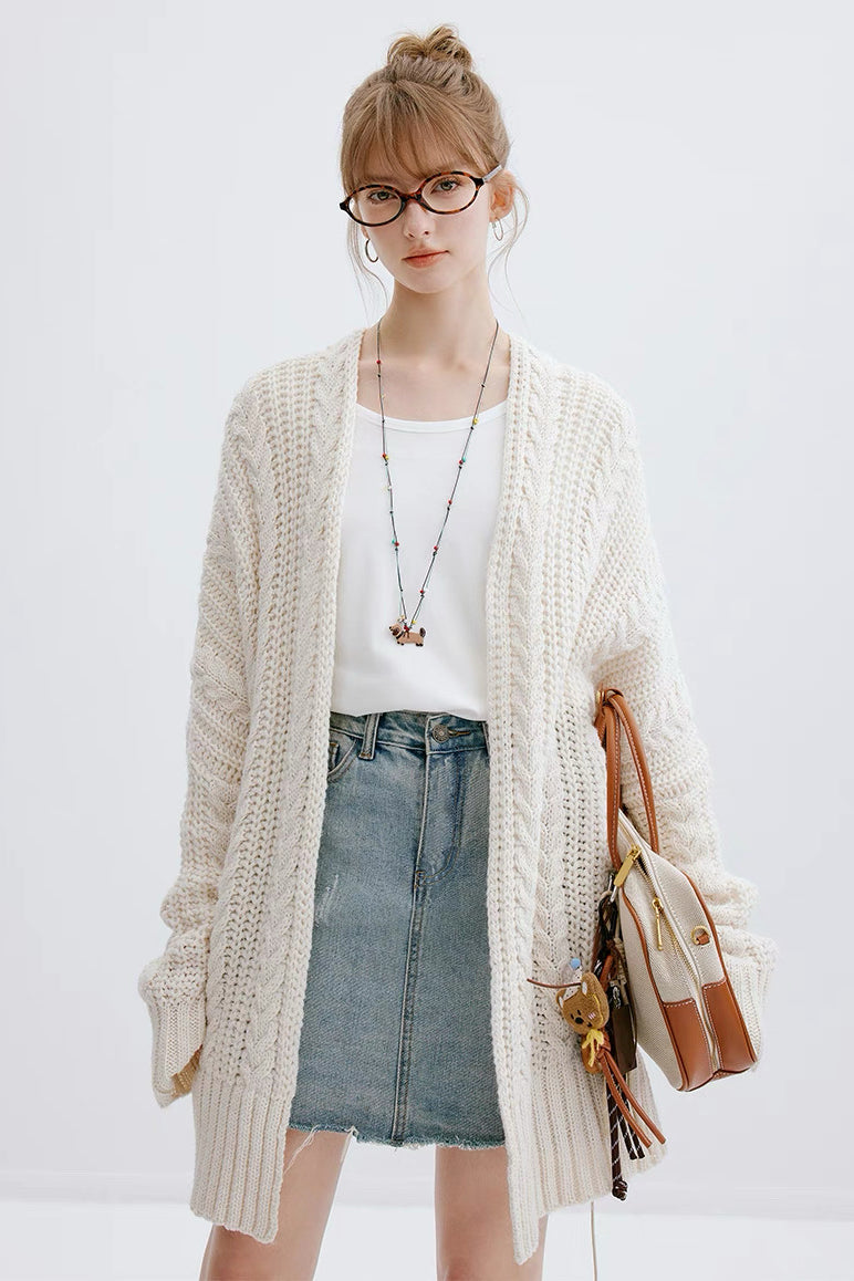 Knitted Cardigan Sweater