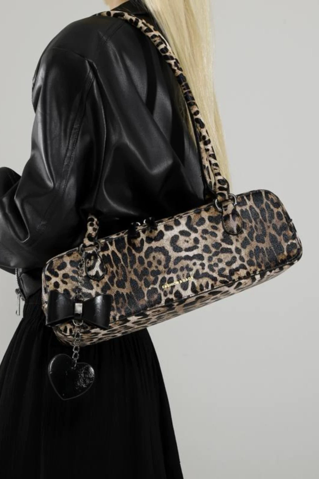 Leopard Print Shoulder Bag