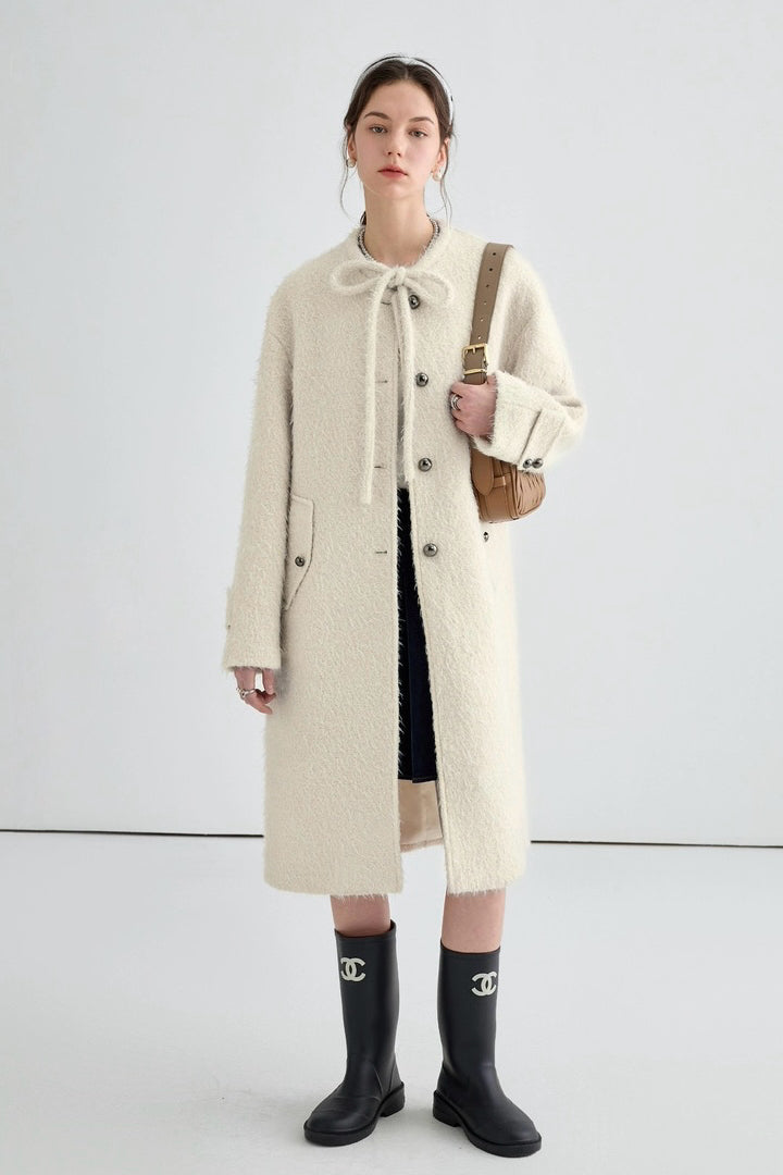 Red Long Wool Coat