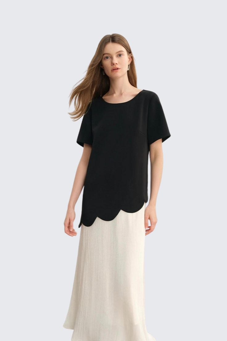 Black and White Patchwork Dress