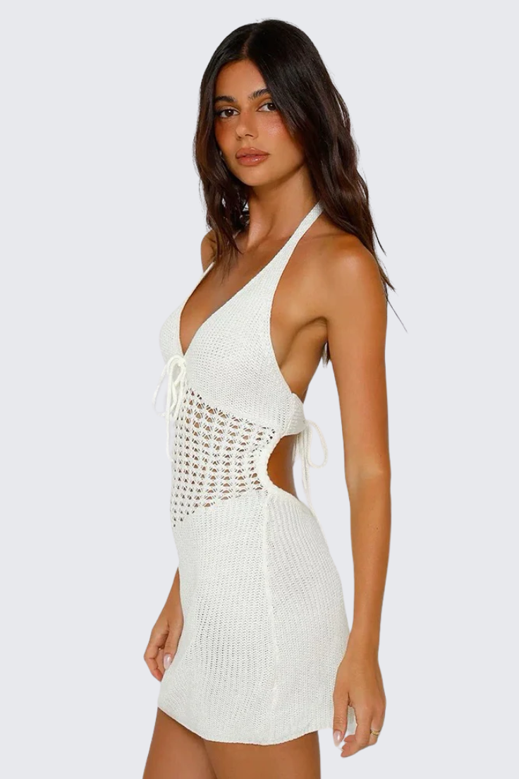 Hollow Knit Dress