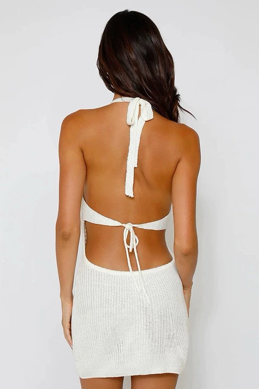 Hollow Knit Dress