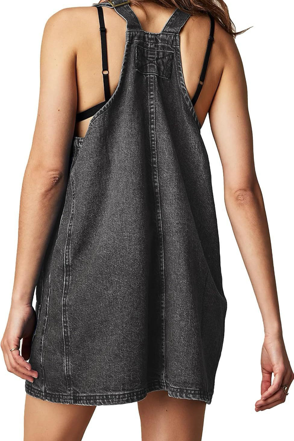 Denim Suspender Dress