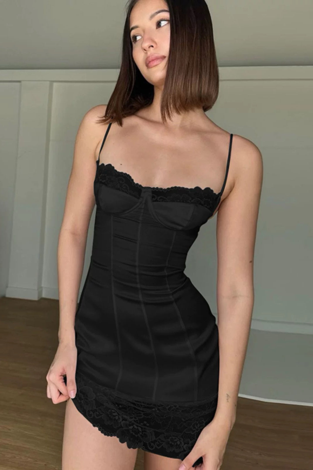 Lace Ice-Silk Dress