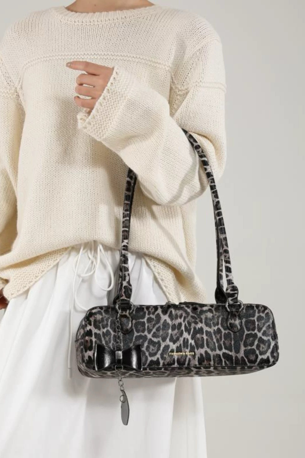 Leopard Print Shoulder Bag
