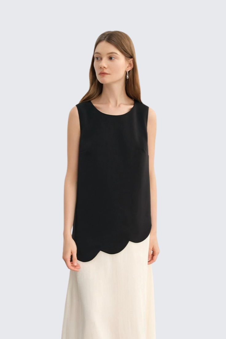 Black and White Patchwork Dress