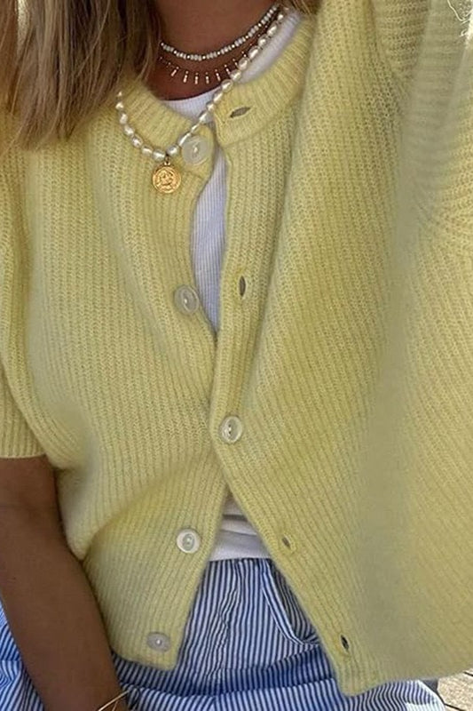 Short-Sleeve Knit Top
