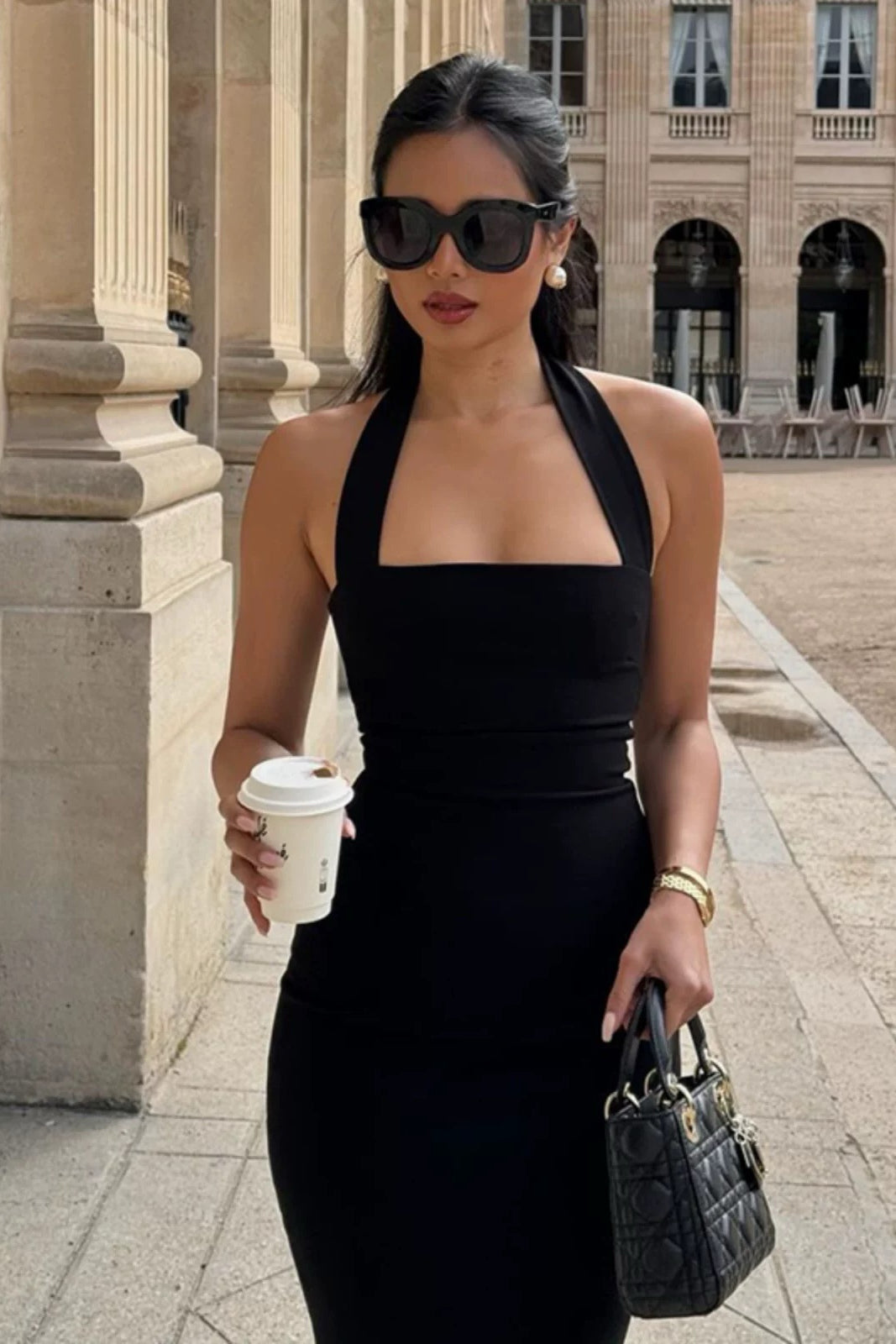 Black Halter Dress