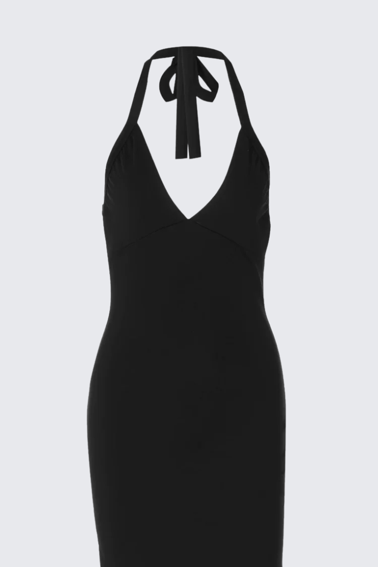 Black Halter Dress