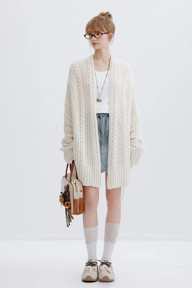 Knitted Cardigan Sweater