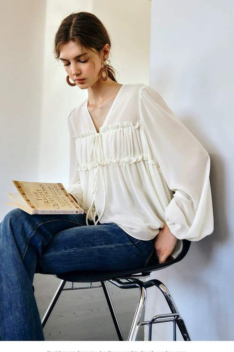 White Tencel Shirt