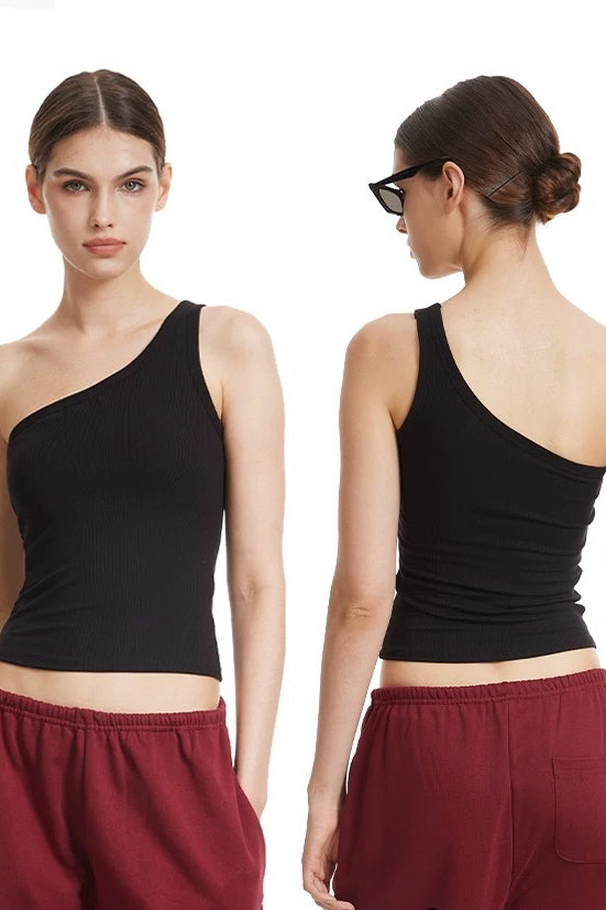 One-Shoulder Tank Top