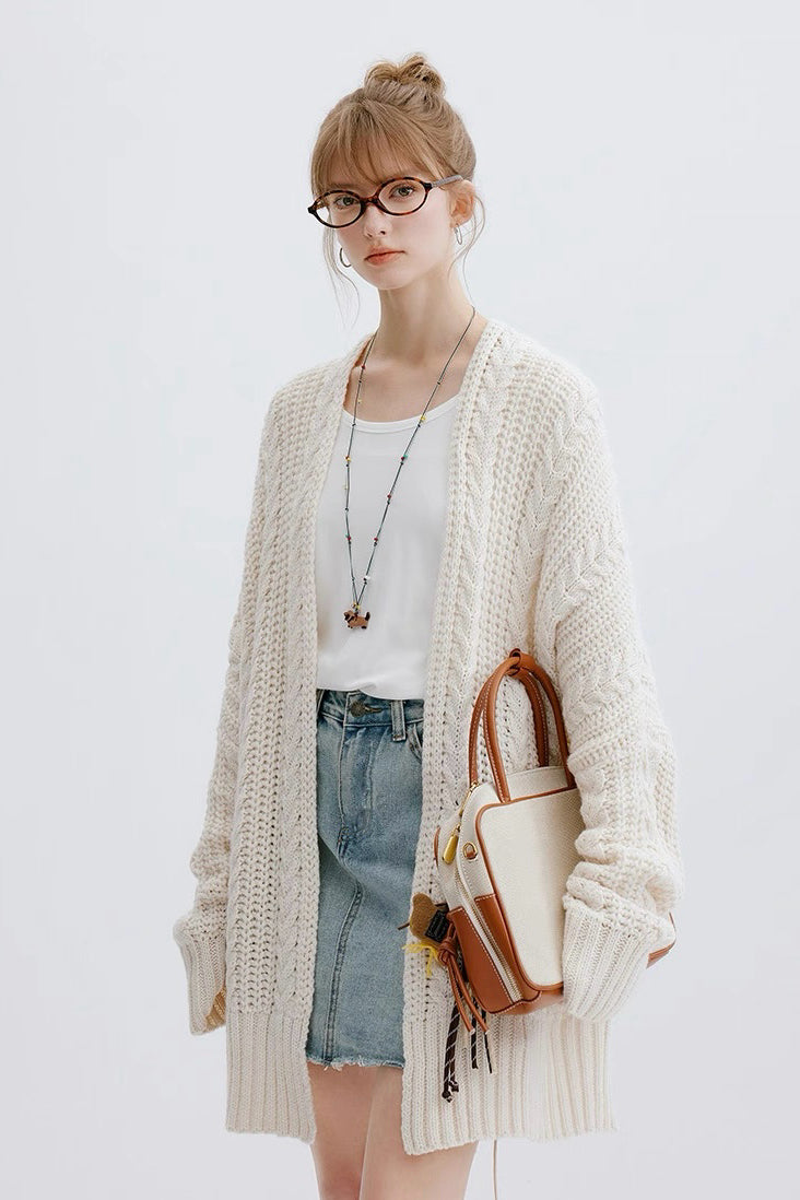 Knitted Cardigan Sweater