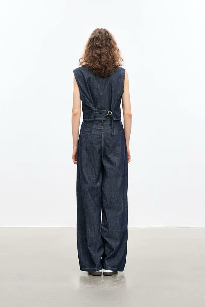 Denim Vest Set