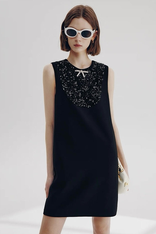 Rhinestone Little Black Dress