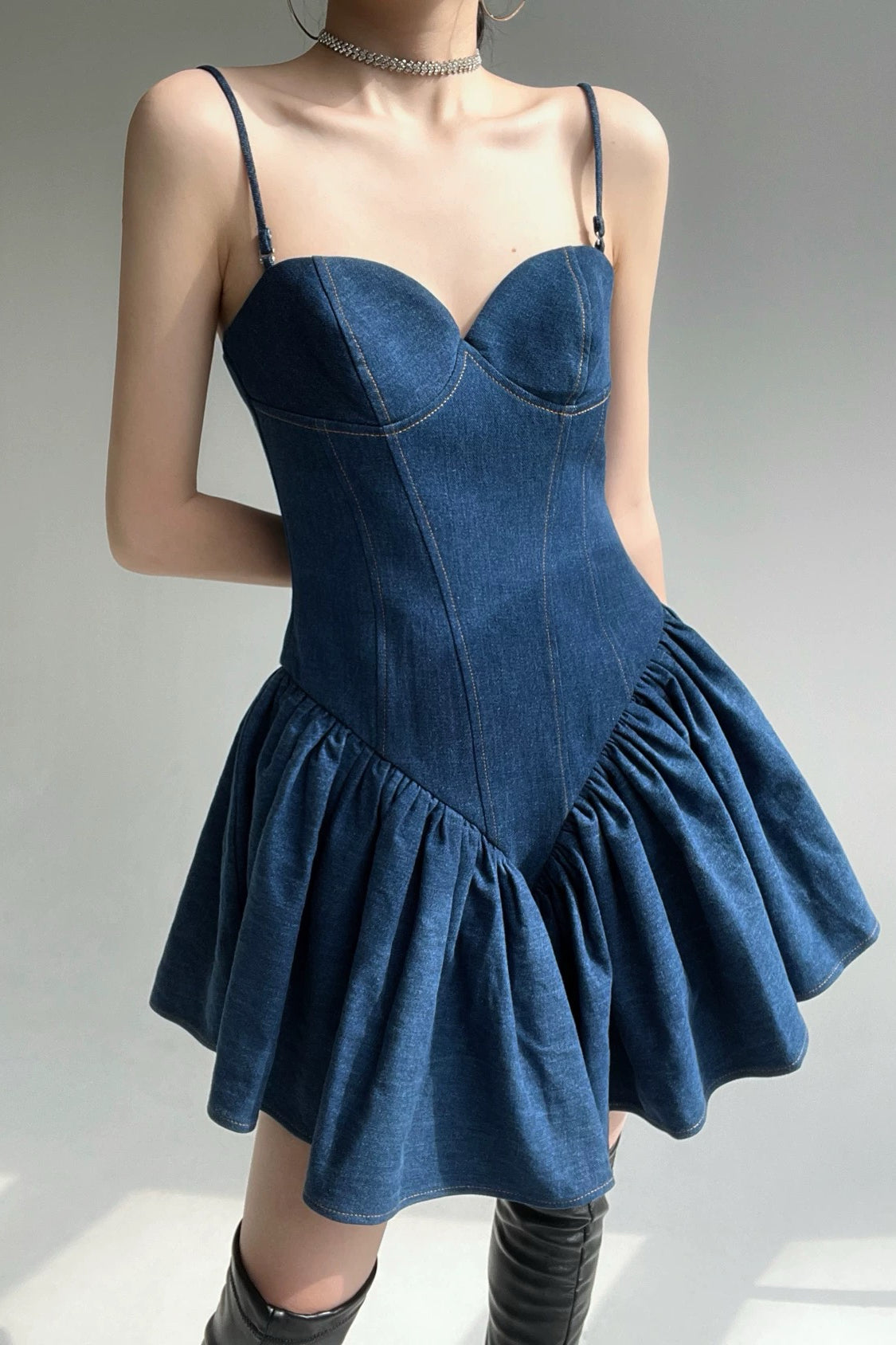 Denim Mini Dress