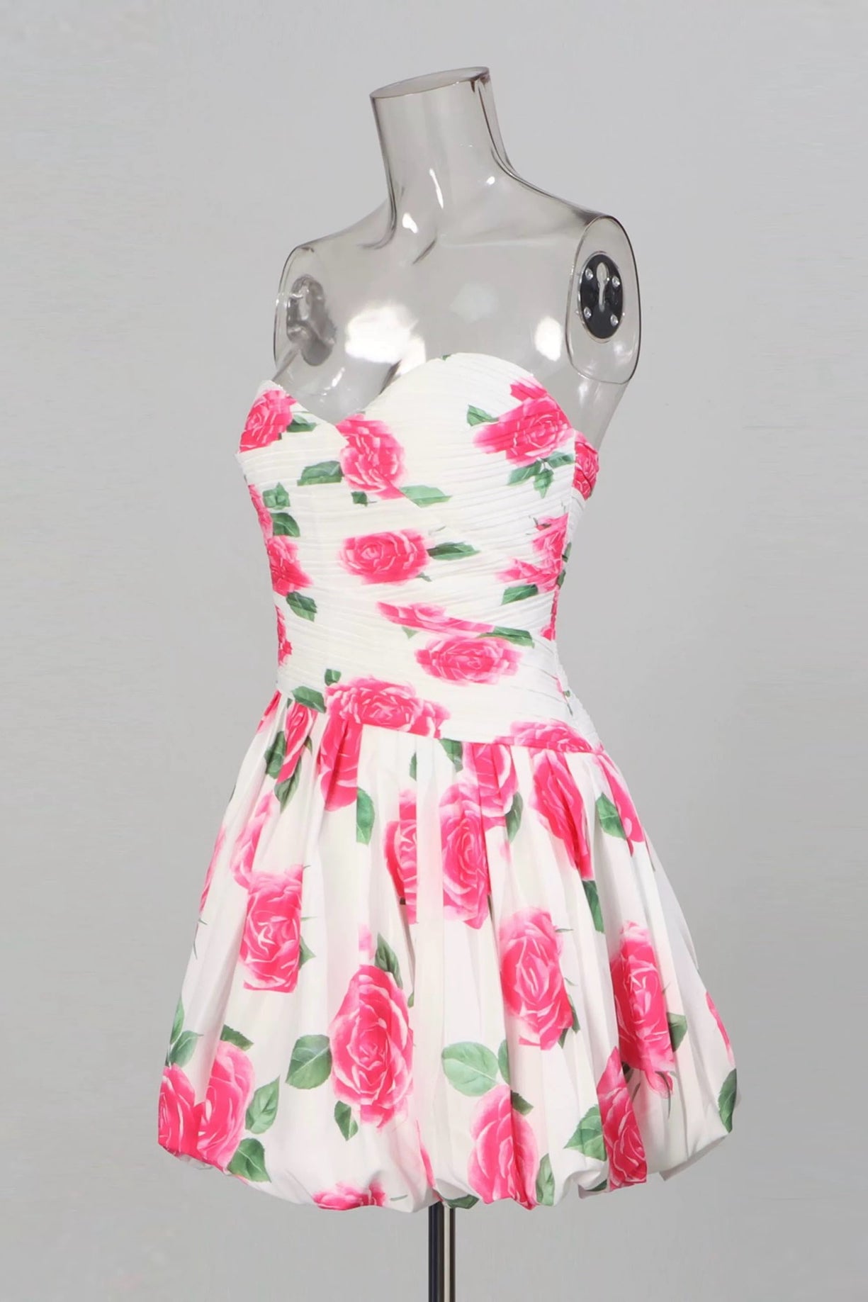 Rose Strapless Dress
