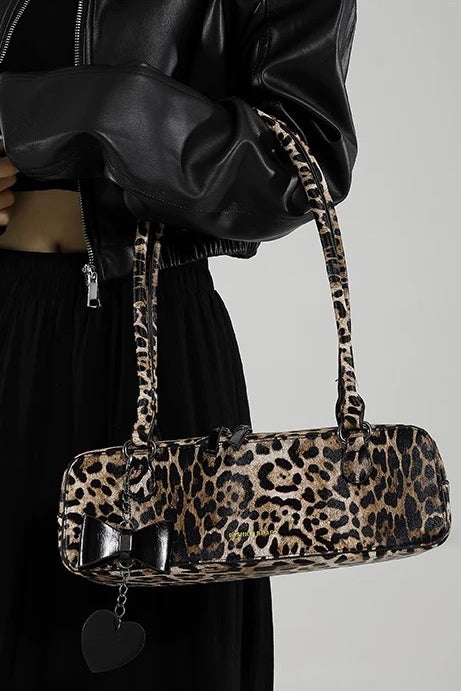 Leopard Print Shoulder Bag