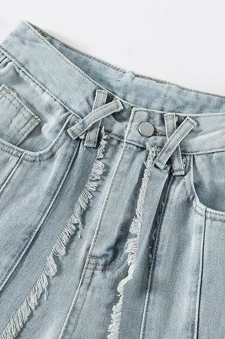 Frayed Hem Jeans