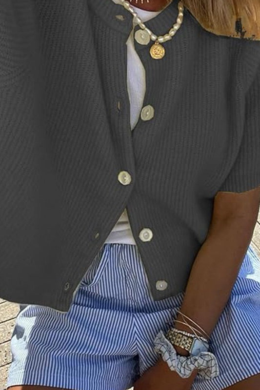 Short-Sleeve Knit Top