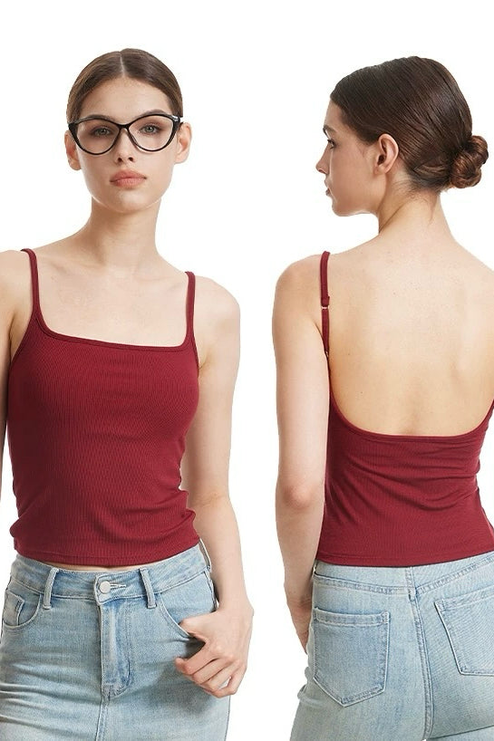 Backless Cami Tank Top