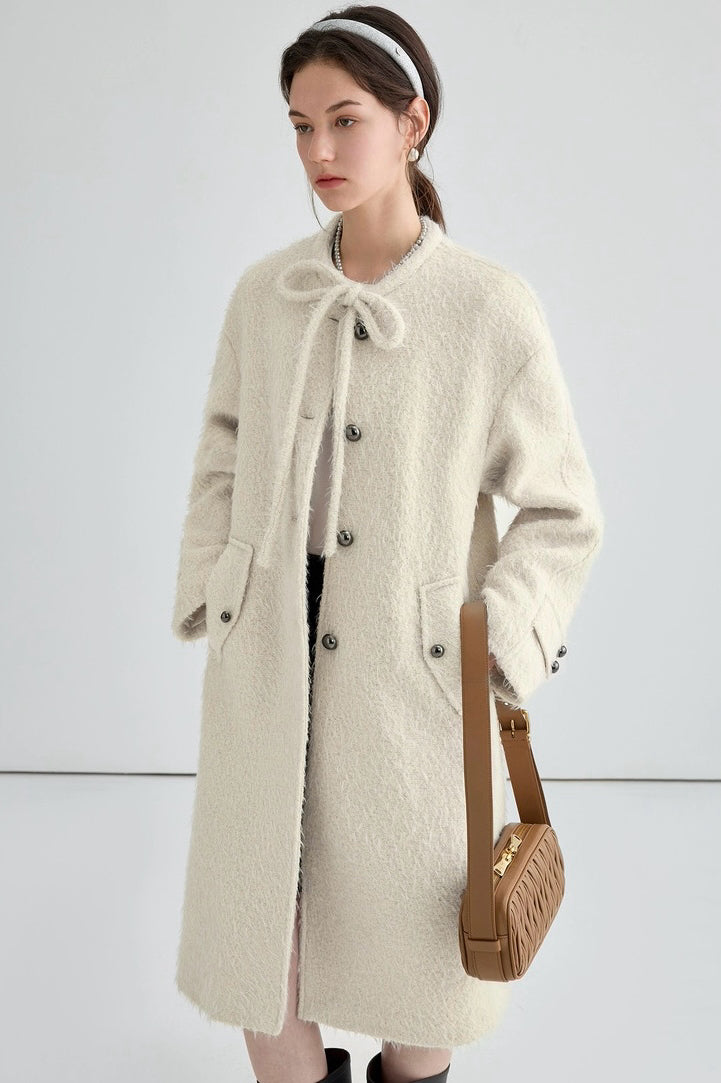 Red Long Wool Coat