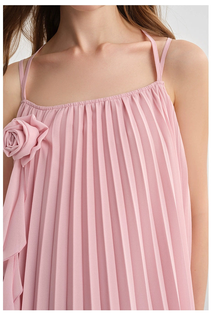 Pink Pleated Tencel Set