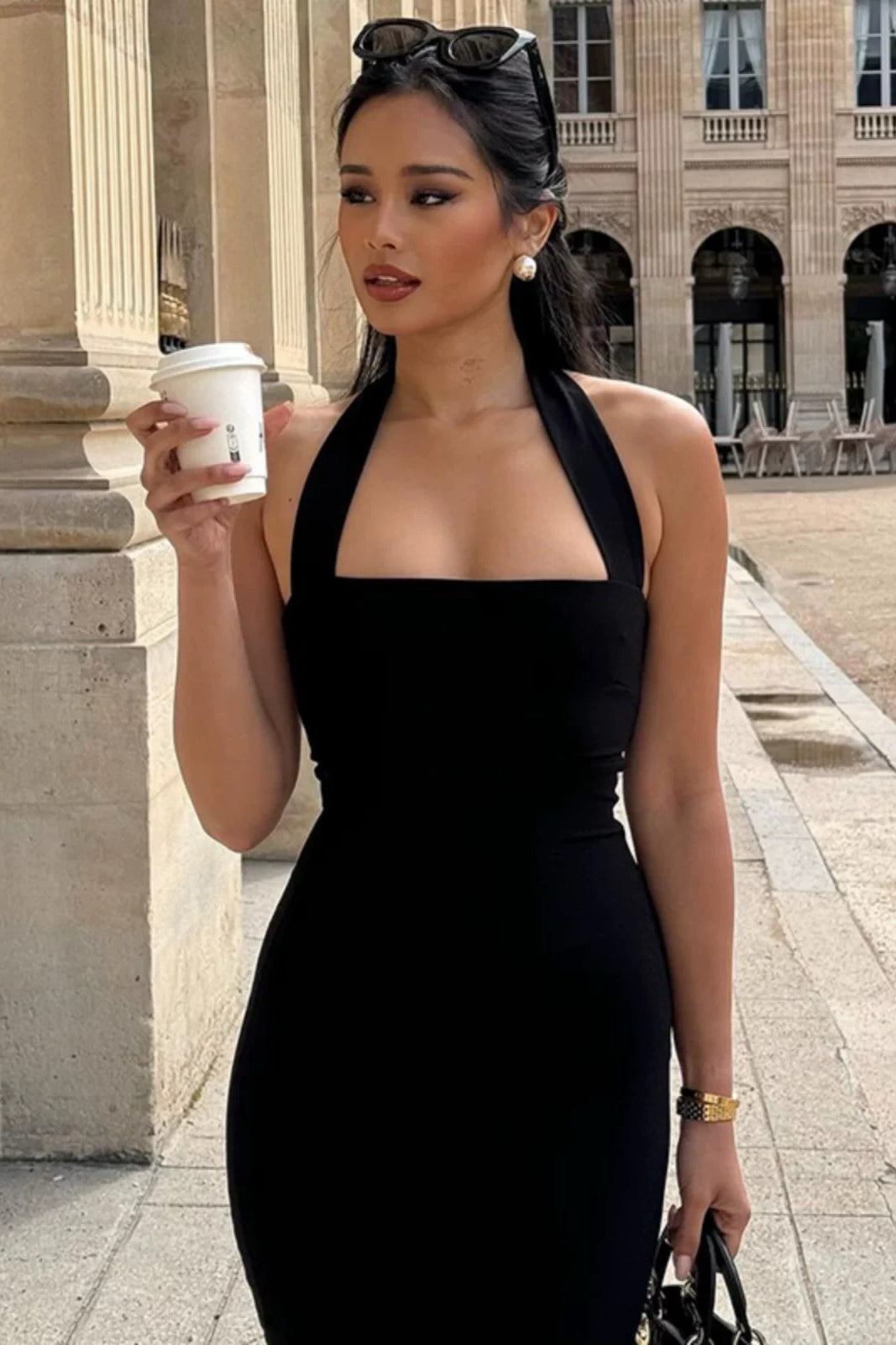 Black Halter Dress