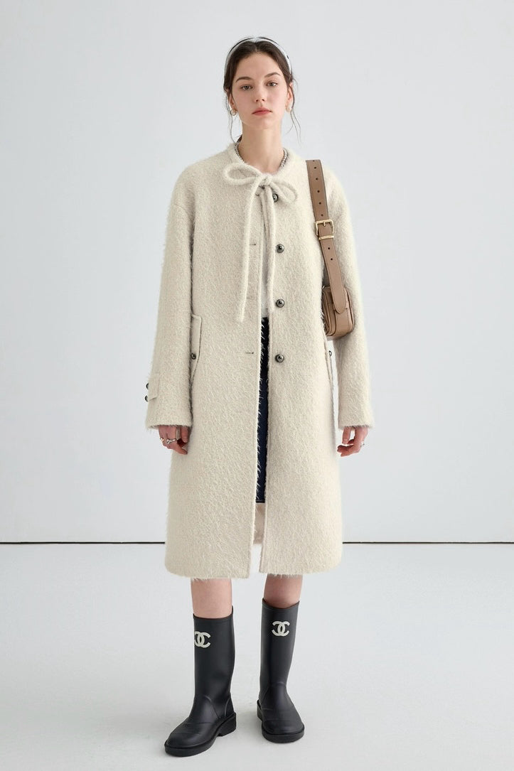 Red Long Wool Coat