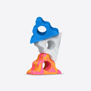 Hikawa Grip & Stand for iPhone (MagSafe Compatible) - Orange Swirl