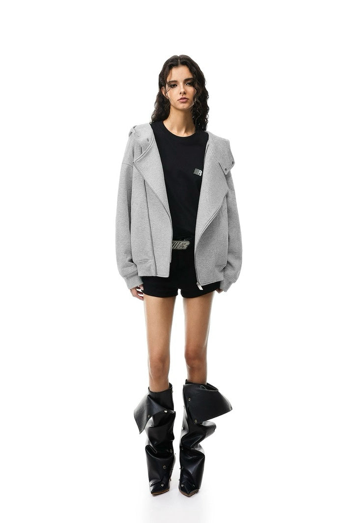 Gray Lapel Coat