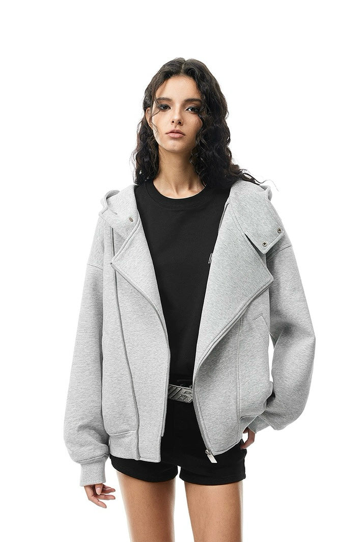 Gray Lapel Coat