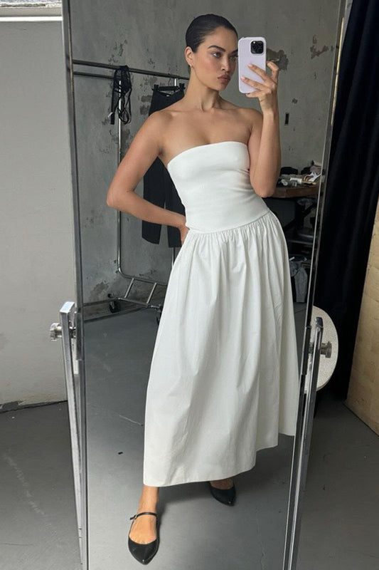 Black Strapless Dress