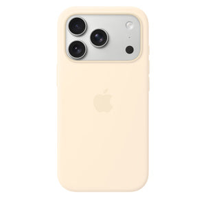 iPhone 17 Pro Silicone Case with MagSafe – Vanilla