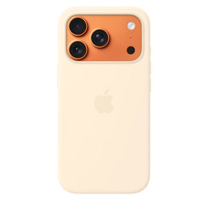 iPhone 17 Pro Silicone Case with MagSafe – Vanilla
