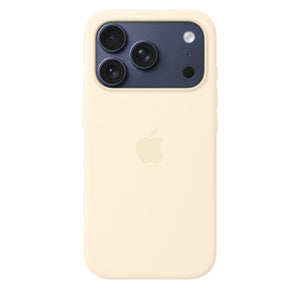 iPhone 17 Pro Silicone Case with MagSafe – Vanilla